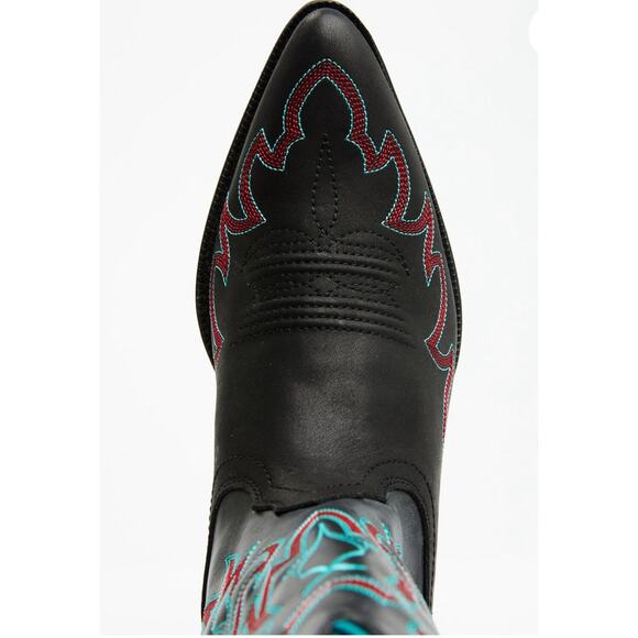 Twisted X Western Boots Snip Toe Black, Blue & Red Womens Size 7B - Picture 3 of 16